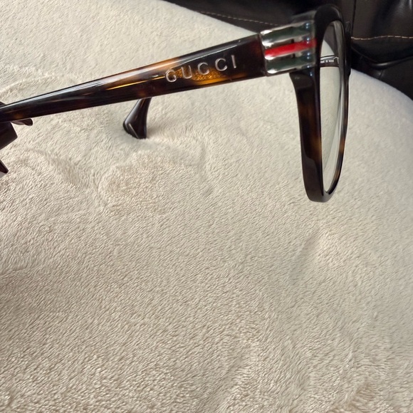 Gucci Brown Tortoiseshell Glasses - Picture 5 of 11